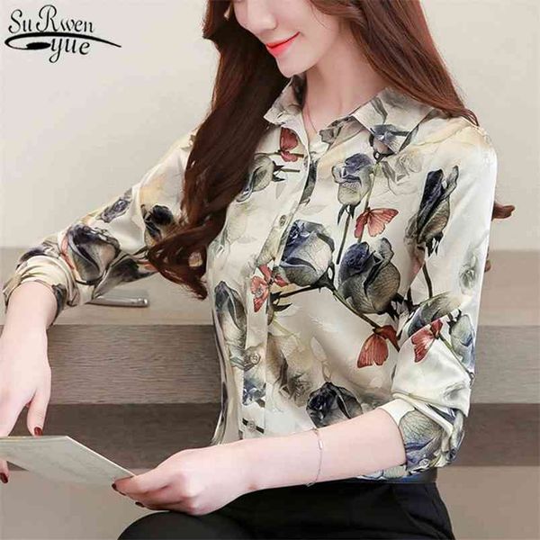 autumn blusas plus size silk woman shirt fashion blouse women long sleeve office lady clothing rose floral print 10725 210421, White
autumn blusas plus size silk woman shirt fashion blouse women long sleeve office lady clothing rose floral print 10725 210421, White
