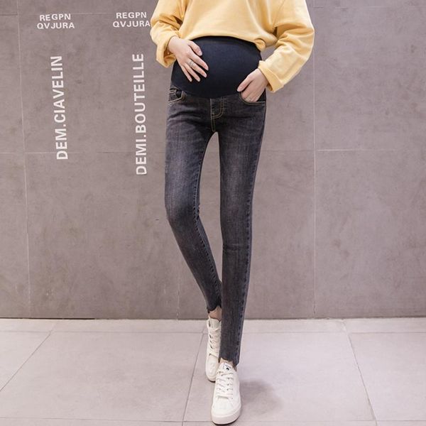 maternity bottoms pregnant women's jeans spring and autumn models of belly lift pants fashion wild nine-point clo, White
maternity bottoms pregnant women's jeans spring and autumn models of belly lift pants fashion wild nine-point clo, White