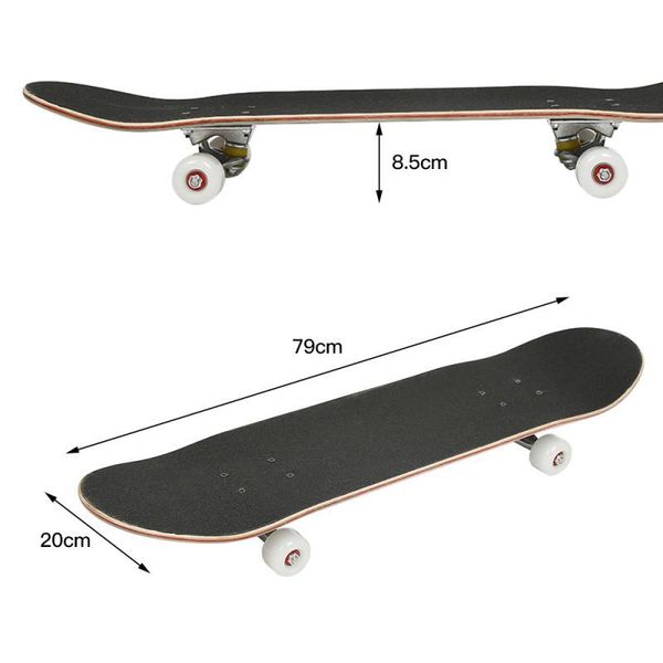 skateboarding four-wheeled maple silent skateboard 79*20*8.5cm skate board sports for kids beginner teens long
skateboarding four-wheeled maple silent skateboard 79*20*8.5cm skate board sports for kids beginner teens long