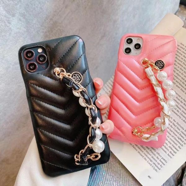 card holders suitable for iphone11promax mobile phone case lambskin pearl bracelet 7/8plus fashion women xsmax, Brown;gray
card holders suitable for iphone11promax mobile phone case lambskin pearl bracelet 7/8plus fashion women xsmax, Brown;gray