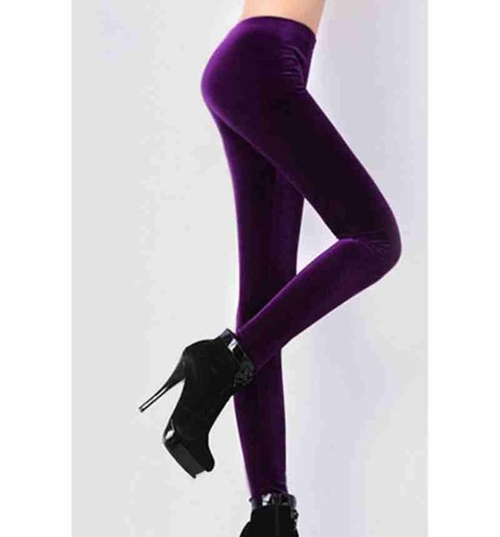 women's leggings lady spring autumn warm pants outer thin velvet fabric patchwork pencil shiny capris elastic ankle length trouser, Black
women's leggings lady spring autumn warm pants outer thin velvet fabric patchwork pencil shiny capris elastic ankle length trouser, Black