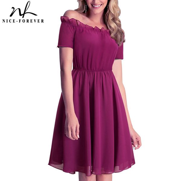 nice-forever casual summer lace mesh dresses tunic pleated a-line women flared dress a035 210419, White
nice-forever casual summer lace mesh dresses tunic pleated a-line women flared dress a035 210419, White