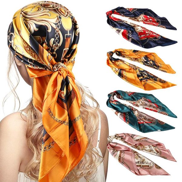 scarves 2021women silk scarf square chain print head scarfs female satin hijab shawl wraps foulard bandana, Blue;gray
scarves 2021women silk scarf square chain print head scarfs female satin hijab shawl wraps foulard bandana, Blue;gray