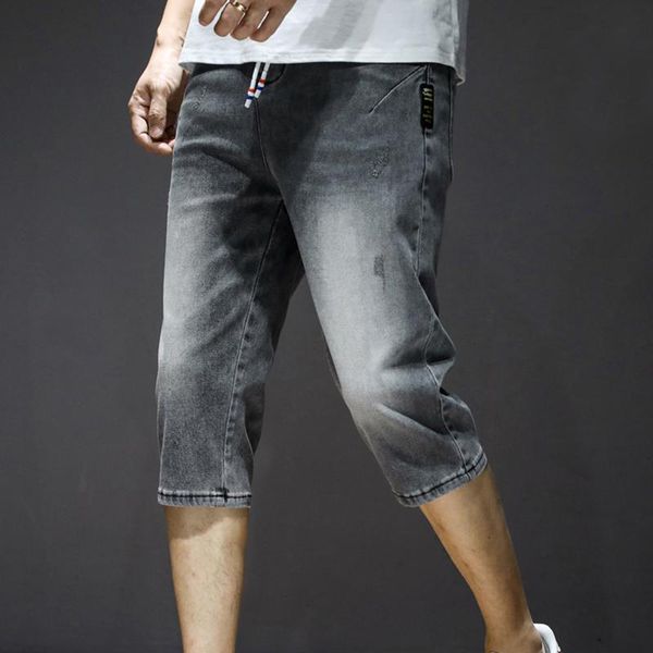 men's jeans summer denim pants shorts quality calf-length man cotton solid straight short jean grey blue casual drawstring
men's jeans summer denim pants shorts quality calf-length man cotton solid straight short jean grey blue casual drawstring