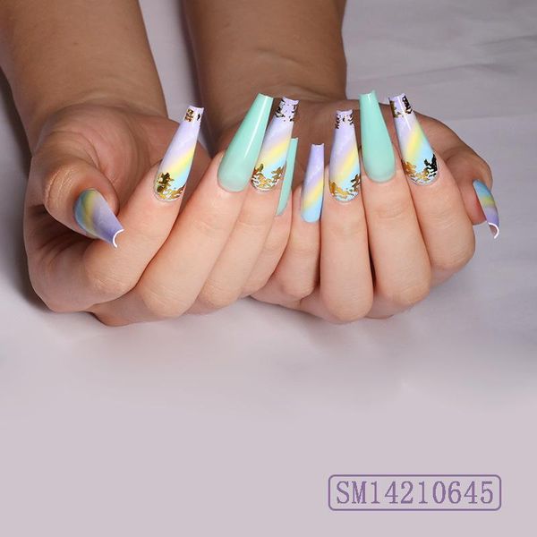 false nails 24pcs/set colorful gradient nail patch glue type removable long paragraph full cover fake beauty art tools with, Red;gold
false nails 24pcs/set colorful gradient nail patch glue type removable long paragraph full cover fake beauty art tools with, Red;gold