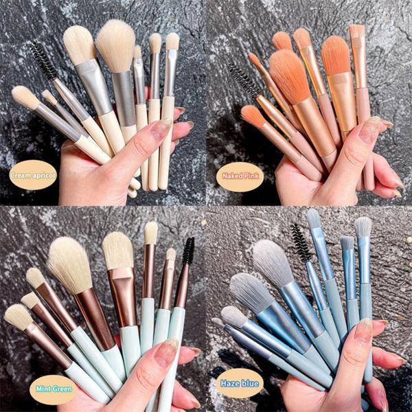 makeup brushes 8pcs/pack travel portable set cosmetic brush tool soft eyeshadow concealer with storage bag
makeup brushes 8pcs/pack travel portable set cosmetic brush tool soft eyeshadow concealer with storage bag