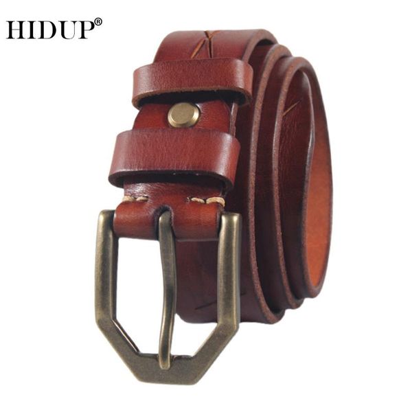 belts hidup cut line retro styles pure cowhide leather belt brass pin buckle metal for men jeans accessories nwj1019, Black;brown
belts hidup cut line retro styles pure cowhide leather belt brass pin buckle metal for men jeans accessories nwj1019, Black;brown