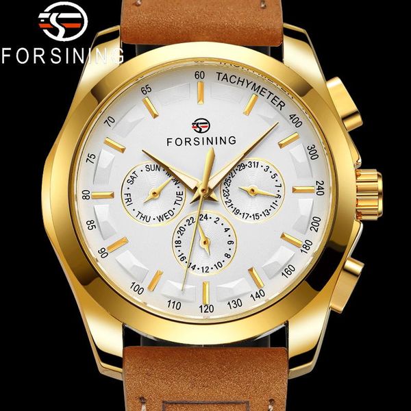 wristwatches forsining automatic mechanical wristwatch military sport male clock genuine leather classic man watch gift 691, Slivery;brown
wristwatches forsining automatic mechanical wristwatch military sport male clock genuine leather classic man watch gift 691, Slivery;brown