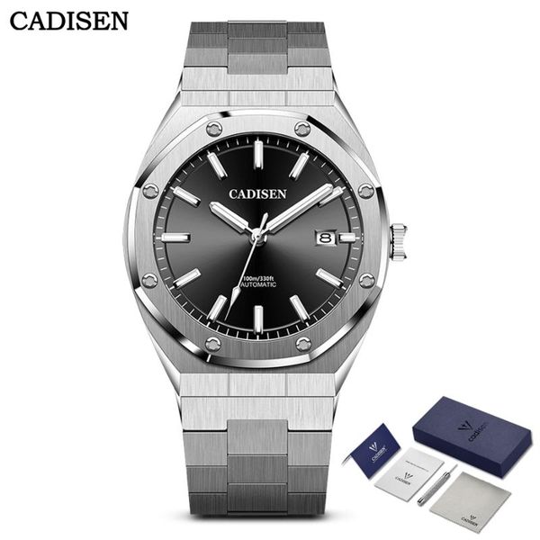 wristwatches cadisen brand men automatic watch luxury 100m waterproof swimming sapphire crystal japan movement mechanical wrist, Slivery;brown
wristwatches cadisen brand men automatic watch luxury 100m waterproof swimming sapphire crystal japan movement mechanical wrist, Slivery;brown
