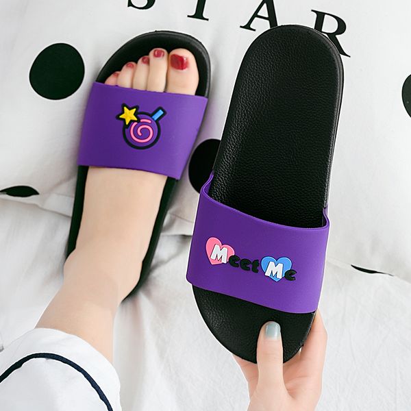 summer women slippers female beach bath couples at home non-slip slippers outdoor lovely cartoon slippers slide sandals, Black
summer women slippers female beach bath couples at home non-slip slippers outdoor lovely cartoon slippers slide sandals, Black