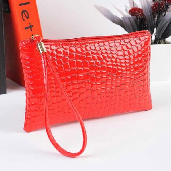 fashion bags for women bag crocodile leather pattern clutch handbag coin purse womens wallets and purses long wallet, Red;black
fashion bags for women bag crocodile leather pattern clutch handbag coin purse womens wallets and purses long wallet, Red;black