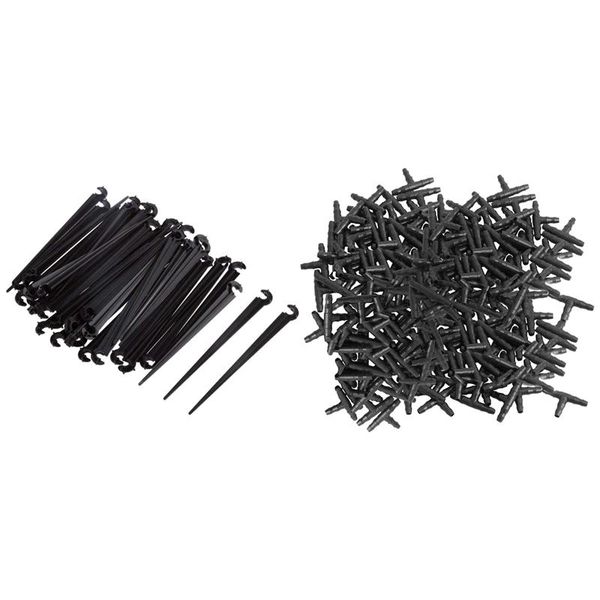 watering equipments 100pcs 11cm mounting bracket for 4 / 7mm irrigation drip water hose & 100 pcs barbed connectors
watering equipments 100pcs 11cm mounting bracket for 4 / 7mm irrigation drip water hose & 100 pcs barbed connectors