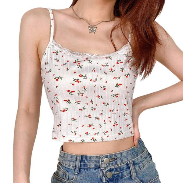 lace floral printed kintted spaghetti strap women white cute casual sleeveless camis tees patchwork summer crop women's tanks
lace floral printed kintted spaghetti strap women white cute casual sleeveless camis tees patchwork summer crop women's tanks