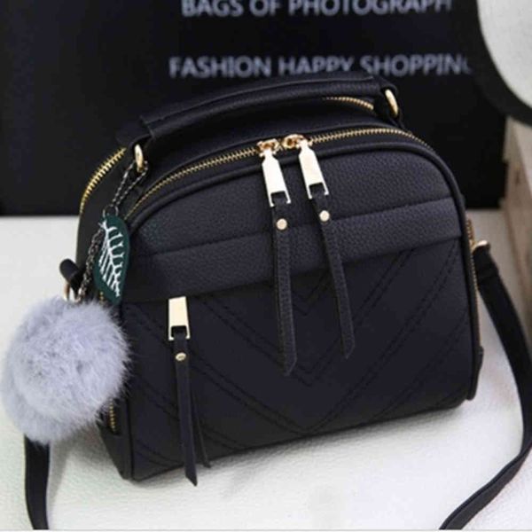 bag new women messenger bags pu leather handbag inclined shoulder crossbody handbags ball tassel bolsa
bag new women messenger bags pu leather handbag inclined shoulder crossbody handbags ball tassel bolsa