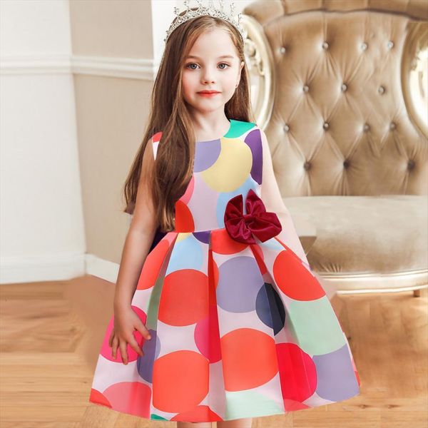 summer girls colorful girl dress polka dot sleeveless bow ball gown clothing kids baby princess dresses children clothes 3 10, Red;yellow
summer girls colorful girl dress polka dot sleeveless bow ball gown clothing kids baby princess dresses children clothes 3 10, Red;yellow
