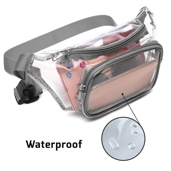 transparent waist bag pu leather outdoor sport fanny pack waterproof cute purse adjustable belt crossbody bags p3
transparent waist bag pu leather outdoor sport fanny pack waterproof cute purse adjustable belt crossbody bags p3