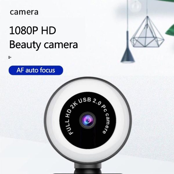 webcams 1080p/2k/720p webcam usb drive autofocus computer camera with 3 gear fill light for lapdesk360° rotation
webcams 1080p/2k/720p webcam usb drive autofocus computer camera with 3 gear fill light for lapdesk360° rotation