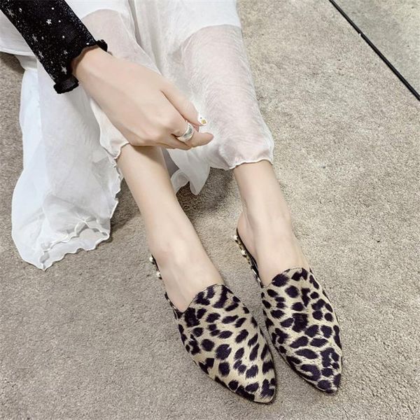 slippers 2021 spring women flats shoes leopard print casual single ballerina woman shallow mouth female sandals, Black
slippers 2021 spring women flats shoes leopard print casual single ballerina woman shallow mouth female sandals, Black
