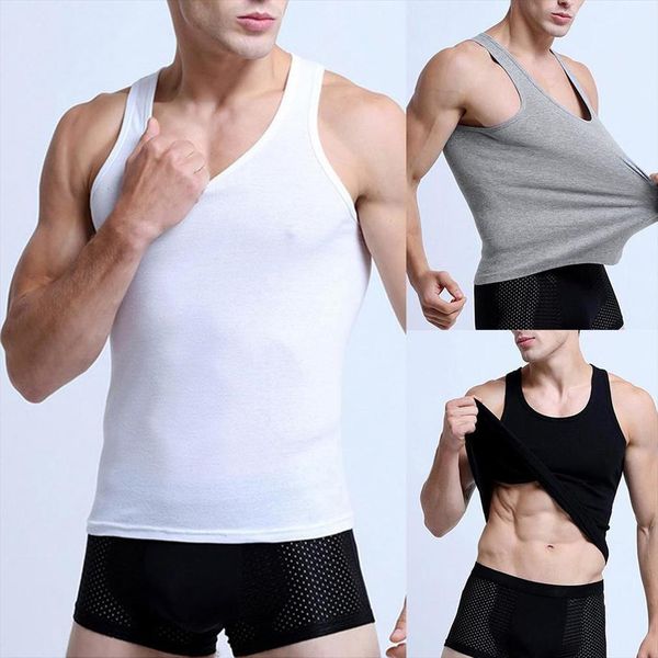 fashion sporty men solid color mens low cut neck sleeveless cotton vest breathable tank male bodyshaper fitness wrestling, White;black
fashion sporty men solid color mens low cut neck sleeveless cotton vest breathable tank male bodyshaper fitness wrestling, White;black