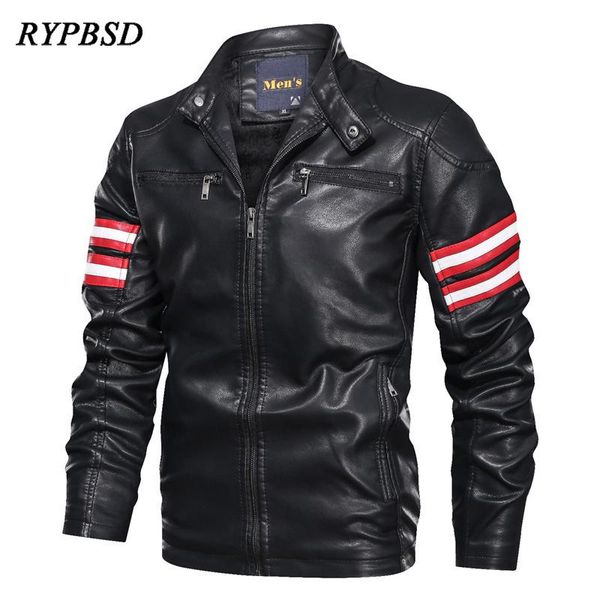 men's fur & faux 2021 leather jacket for men vintage motorcycle outdoor winter warm fleece stand collar pu bomber, Black
men's fur & faux 2021 leather jacket for men vintage motorcycle outdoor winter warm fleece stand collar pu bomber, Black
