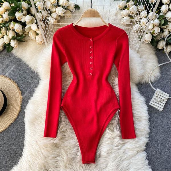 fashion spring long sleeve women romper knitted bodysuit button up slim stretch skinny jumpsuit casual one piece, Black;white
fashion spring long sleeve women romper knitted bodysuit button up slim stretch skinny jumpsuit casual one piece, Black;white