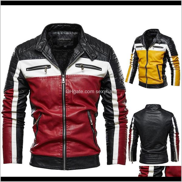 faux outerwear & coats apparel drop delivery 2021 plus veet jacket mens motorcycle mixed color printing slim long sleeve fashion design leat, Black
faux outerwear & coats apparel drop delivery 2021 plus veet jacket mens motorcycle mixed color printing slim long sleeve fashion design leat, Black
