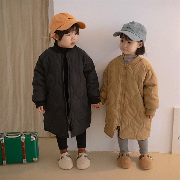 down coat 2021 winter children fashion casual mid-length quilted coats boys and girls thick warm long trench outerwear, Blue;gray
down coat 2021 winter children fashion casual mid-length quilted coats boys and girls thick warm long trench outerwear, Blue;gray