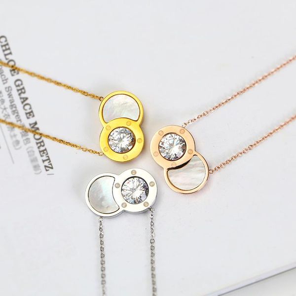 pendant necklaces foxcraft 316l stainless steel jewelry number 8 shell shiny crystal zircon collar necklace for women's wedding party, Silver
pendant necklaces foxcraft 316l stainless steel jewelry number 8 shell shiny crystal zircon collar necklace for women's wedding party, Silver