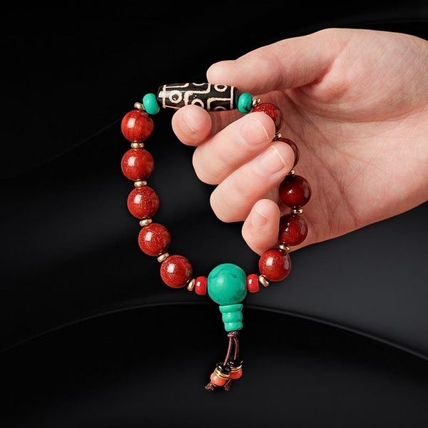 link, chain bangjimedo buddha beads bracelet female chanting tibetan jewelry national style male accessories transfer, Black
link, chain bangjimedo buddha beads bracelet female chanting tibetan jewelry national style male accessories transfer, Black