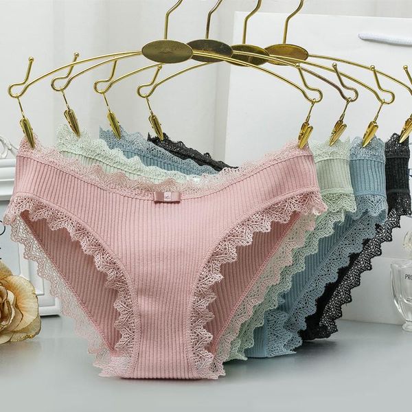 women's panties lace cotton underwear seamless cute bow girls briefs soft comfort lingerie fashion female underpants, Black;pink
women's panties lace cotton underwear seamless cute bow girls briefs soft comfort lingerie fashion female underpants, Black;pink