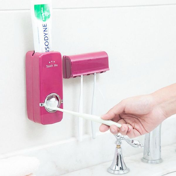 modern bathroom accessories automatic toothpaste dispenser toothbrush holder kit squeezer bath accessory set
modern bathroom accessories automatic toothpaste dispenser toothbrush holder kit squeezer bath accessory set