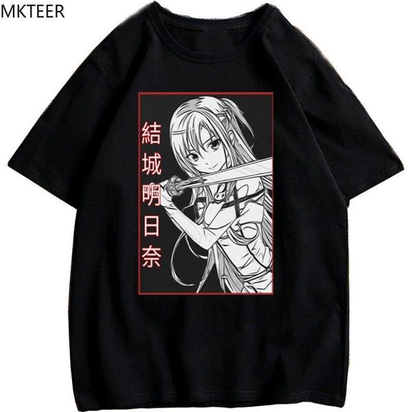 men's t-shirts sword art online japanese anime short-sleeved fashion printed casual , high-quality cotton, loose-fitting street clothes, White;black
men's t-shirts sword art online japanese anime short-sleeved fashion printed casual , high-quality cotton, loose-fitting street clothes, White;black