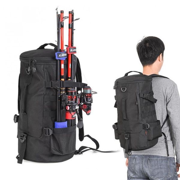 fishing accessories black multi-layer bag portable nylon polyester rod case tackle tools storage outdoor equipment
fishing accessories black multi-layer bag portable nylon polyester rod case tackle tools storage outdoor equipment