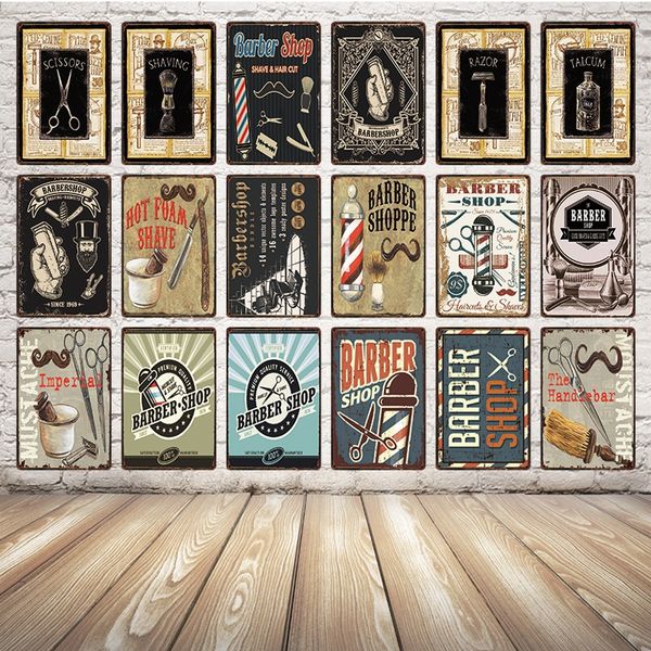 classic barber shop metal sign tin poster home decor pub wall painting 20*30 cm size dy28
classic barber shop metal sign tin poster home decor pub wall painting 20*30 cm size dy28