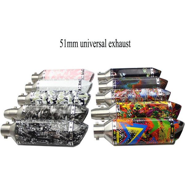 colorful motorcycle exhaust for gy6 cb400 fz16 pcx150 exhuast muffler scooter motorbike atv pit bike escape cafe racer pipe
colorful motorcycle exhaust for gy6 cb400 fz16 pcx150 exhuast muffler scooter motorbike atv pit bike escape cafe racer pipe