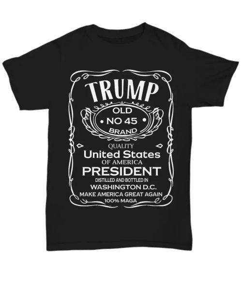 president donald trump 45th brand t-shirt vintage political republican tee gifts, White;black
president donald trump 45th brand t-shirt vintage political republican tee gifts, White;black
