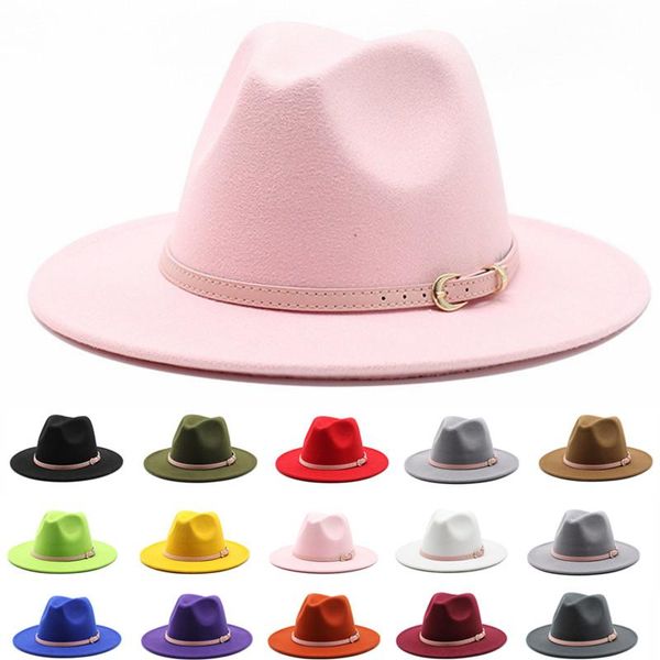 wide brim hats womens felt hat imitation woolen winter women men fashion white pink jazz fedoras wholesale, Blue;gray
wide brim hats womens felt hat imitation woolen winter women men fashion white pink jazz fedoras wholesale, Blue;gray