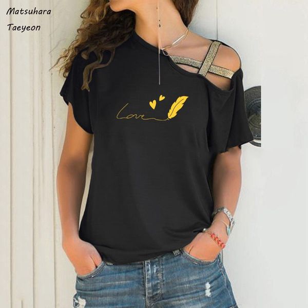 women's t-shirt women feathers heartbeat print t shirt short sleeve harajuku tshirt summer funny tee big size s-5xl, White
women's t-shirt women feathers heartbeat print t shirt short sleeve harajuku tshirt summer funny tee big size s-5xl, White