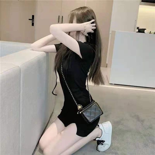 women's swimwear temperament undershirt short skirt summer 2021 casual hood slits wrapped buttock slim, White;black
women's swimwear temperament undershirt short skirt summer 2021 casual hood slits wrapped buttock slim, White;black
