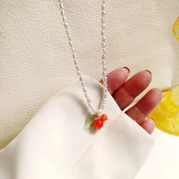 pendant necklaces vintage simulated pearl chains choker necklace gothic sweet cherry fashion neck jewelry for women girlfriend, Silver
pendant necklaces vintage simulated pearl chains choker necklace gothic sweet cherry fashion neck jewelry for women girlfriend, Silver