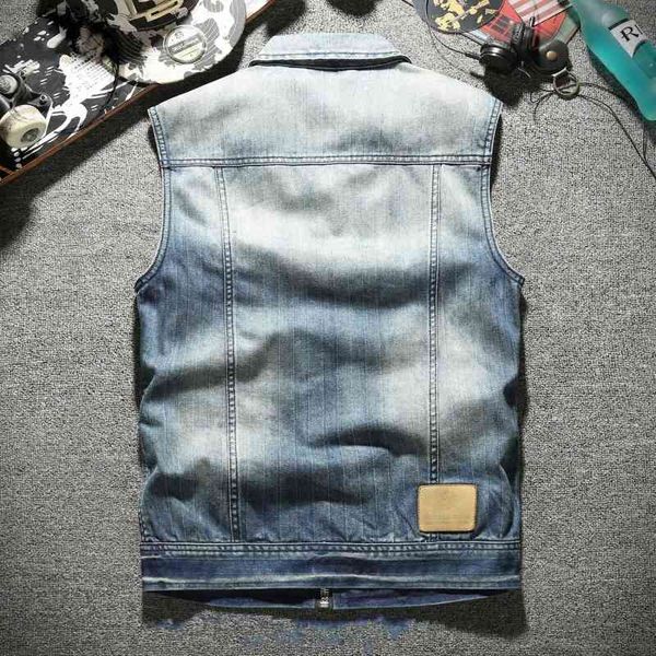men's vests fashions motorcycle rider without sleeves denim punk jacket cowboy zipper male vest casual summer outerwear xoyf, Black;white
men's vests fashions motorcycle rider without sleeves denim punk jacket cowboy zipper male vest casual summer outerwear xoyf, Black;white