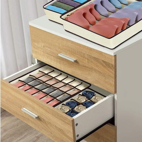 storage drawers 4pcs/set bra underwear organizer box non-woven drawer closet organizers organizador divider boxes
storage drawers 4pcs/set bra underwear organizer box non-woven drawer closet organizers organizador divider boxes