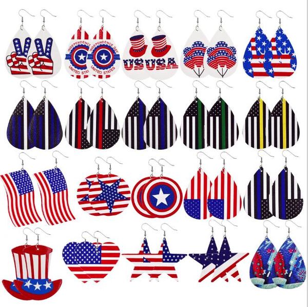 independence day leather earrings american flag leather earrings 20 colors suitable for women gc533, Silver
independence day leather earrings american flag leather earrings 20 colors suitable for women gc533, Silver