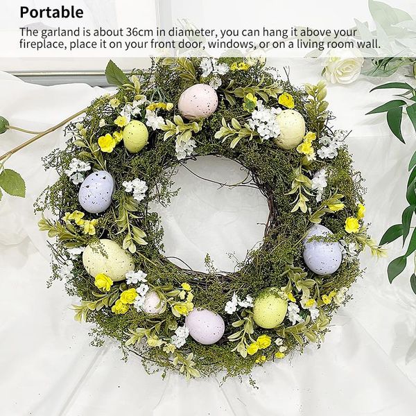 natural plant rattan easter wreath festive decoration egg garland for christmas halloween wedding decorative flowers & wreaths
natural plant rattan easter wreath festive decoration egg garland for christmas halloween wedding decorative flowers & wreaths