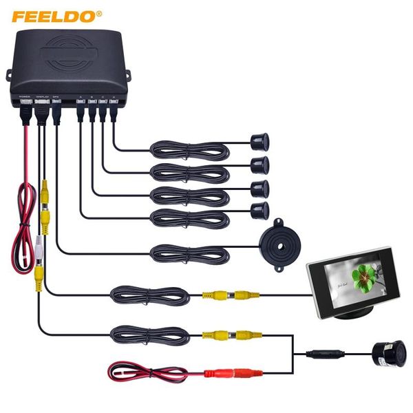 car rear view cameras& parking sensors feeldo 1set 4-sensor rearview sensor reversing system with 3.5inch monitor and 18.5mm camera #am2761
car rear view cameras& parking sensors feeldo 1set 4-sensor rearview sensor reversing system with 3.5inch monitor and 18.5mm camera #am2761
