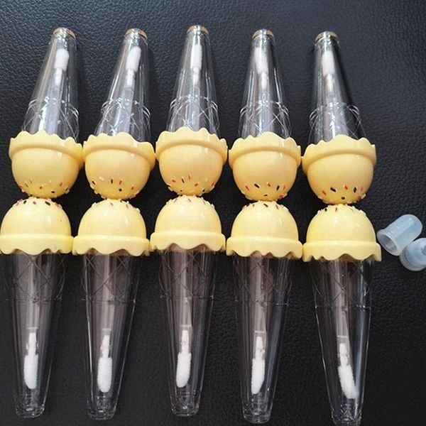 storage bottles & jars unique ice cream shape 5ml lip gloss tube yellow plastic bottle cute popsicle lipgloss container packaging 10/30pcs
storage bottles & jars unique ice cream shape 5ml lip gloss tube yellow plastic bottle cute popsicle lipgloss container packaging 10/30pcs