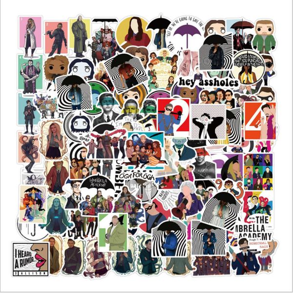 100 pcs umbrella academy stickers waterproof skateboard travel suitcase phone lapluggage stickers cute kids girl toys
100 pcs umbrella academy stickers waterproof skateboard travel suitcase phone lapluggage stickers cute kids girl toys