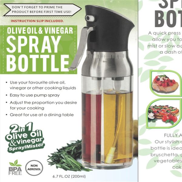 2 in 1 oil bottle sprayer kitchen supplies tool dosage seasoning olive vinegar mist dispenser supply
2 in 1 oil bottle sprayer kitchen supplies tool dosage seasoning olive vinegar mist dispenser supply