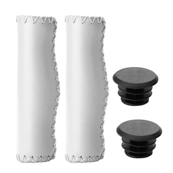 bike handlebars &components 1 pair hand-stitched pu handlebar handle bar grips with plug fine workmanship the stitch is uniform and tight du
bike handlebars &components 1 pair hand-stitched pu handlebar handle bar grips with plug fine workmanship the stitch is uniform and tight du