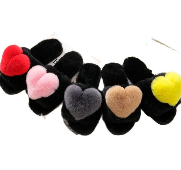 slippers fashion plush peach thick soled autumn and winter furry slides for women heart fur shoes, Black
slippers fashion plush peach thick soled autumn and winter furry slides for women heart fur shoes, Black
